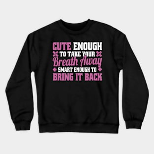 Nurse Charm: Cute & Competent Crewneck Sweatshirt